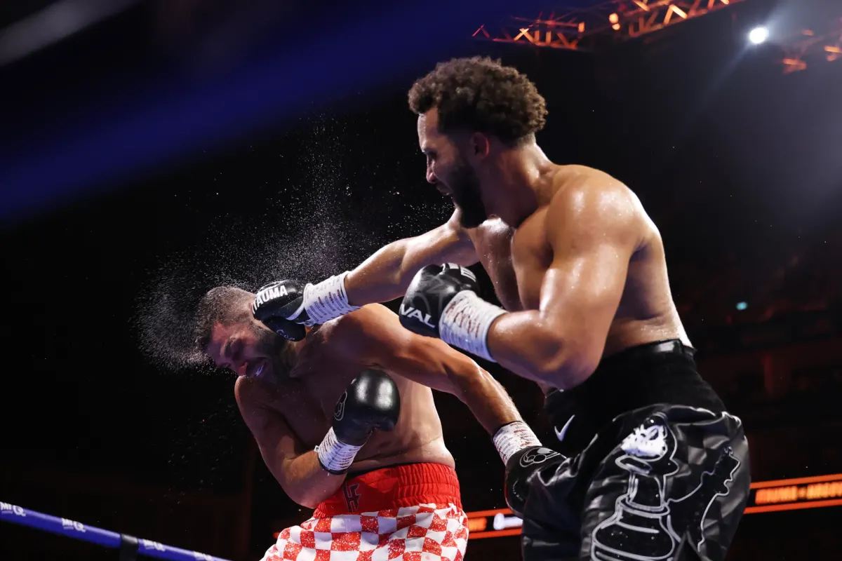 Health update issued after Brit boxer Moses Itauma, 21, stretchered out of arena in worrying scenes