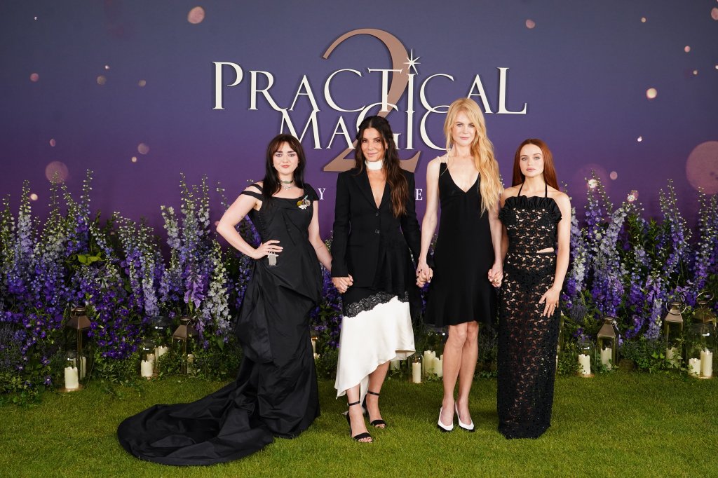 Maisie Williams pays tribute to ‘rebellious’ 1999 Sandra Bullock red carpet look for ‘Practical Magic 2’ premiere