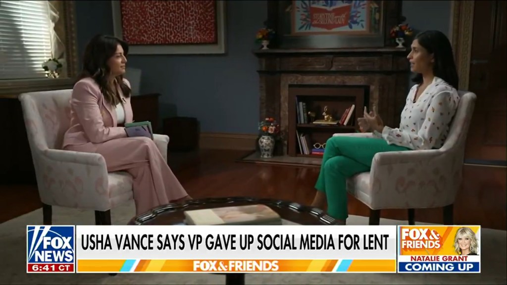 Usha Vance opens up about JD Vance’s potential 2028 presidential bid