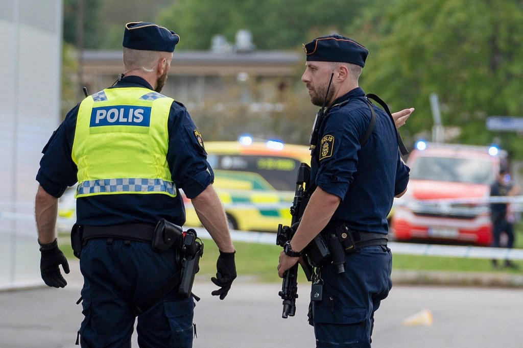Several people injured in sword attack at Swedish school, police say