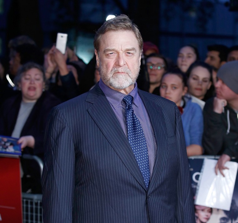 John Goodman on the set of Roseanne in his role as Dan Conner