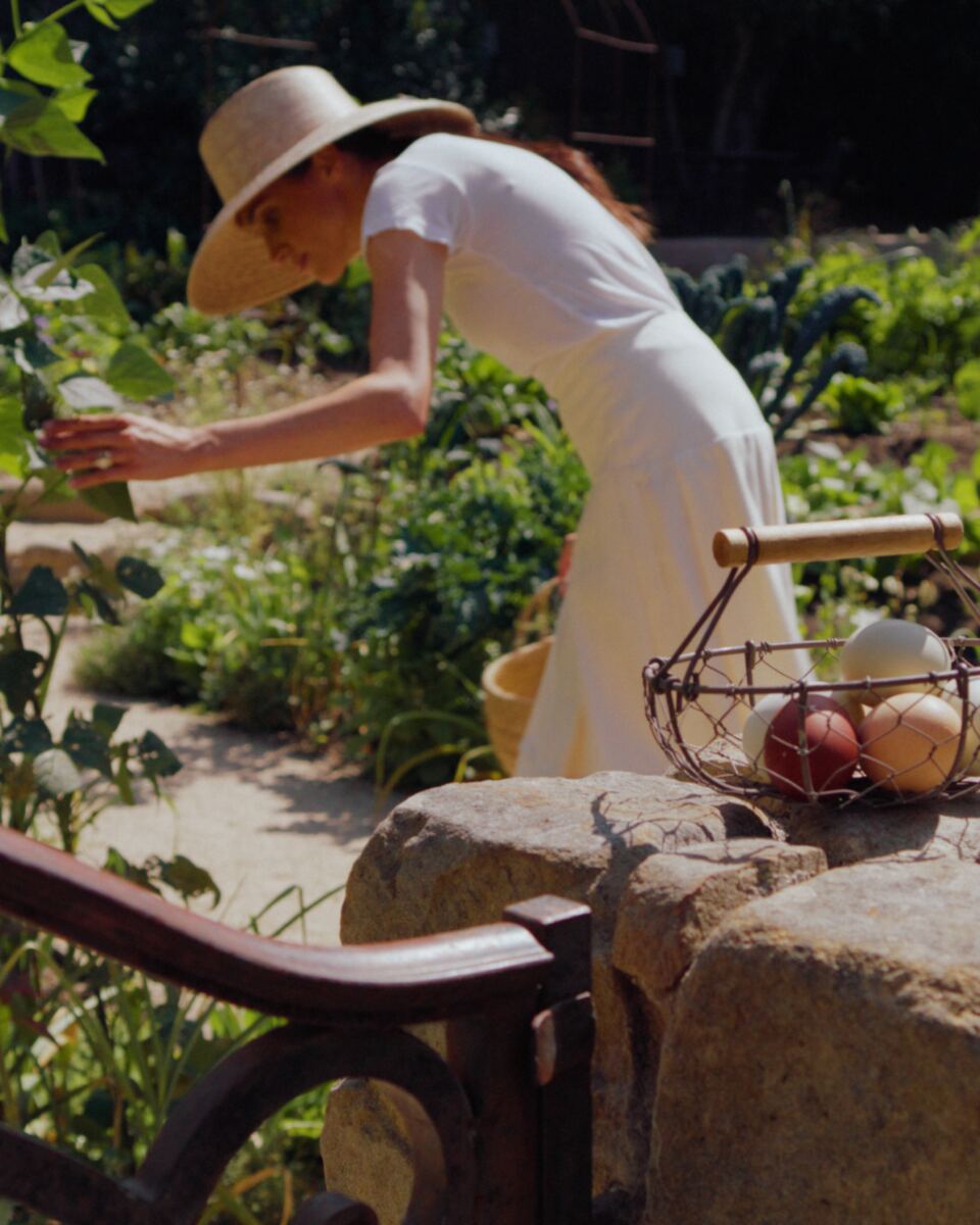 Meghan Markle soaks in the ‘last of summer’ in Montecito garden snap taken pre-UK move