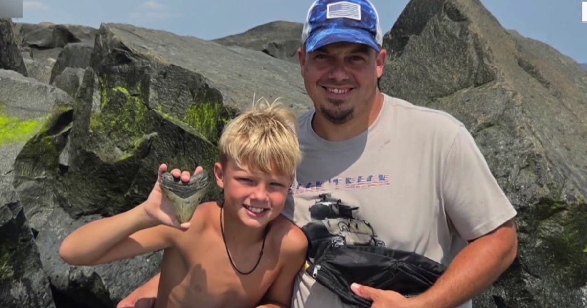 Massive Megalodon tooth found by 11-year-old boy on holiday