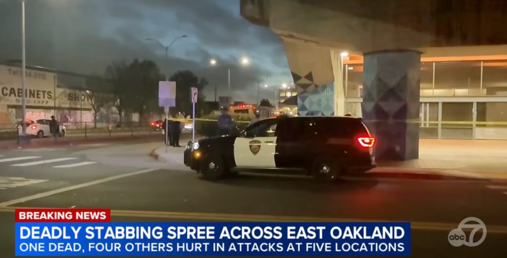 Mass stabbing spree rocks major California city as knifeman goes on 30-minute rampage