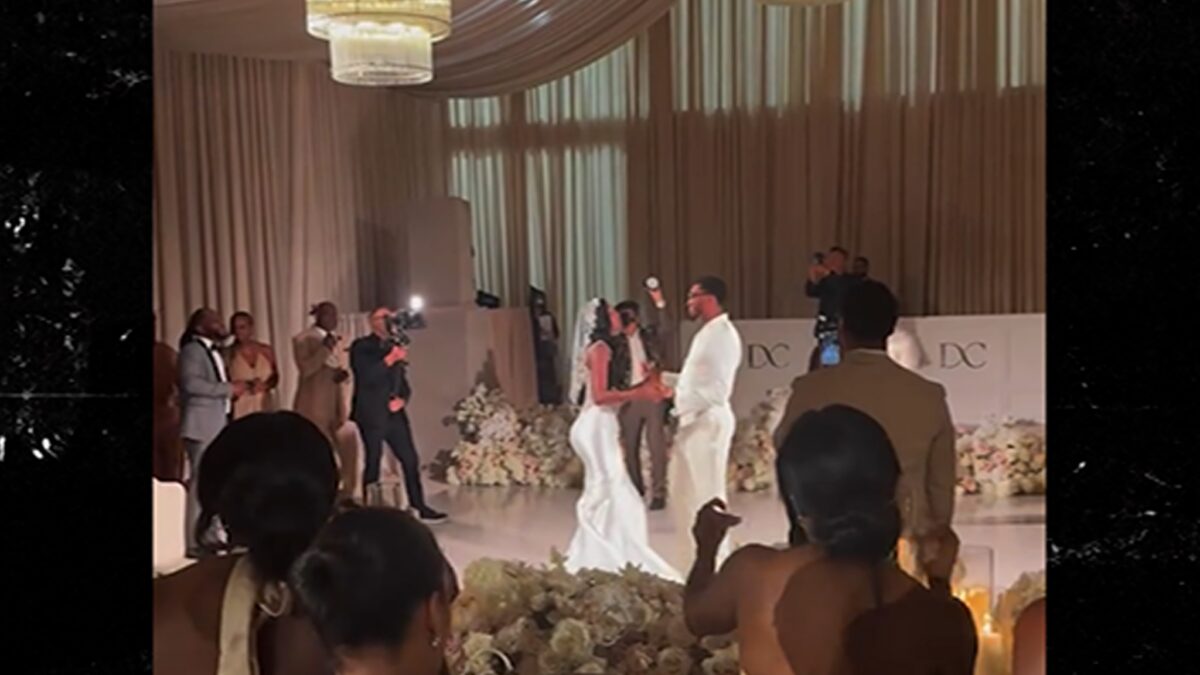 Donovan Mitchell, Cleveland Cavaliers guard, at his wedding
