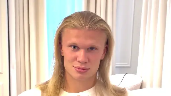 Erling Haaland reveals drastic new haircut as he gets his blond locks chopped off