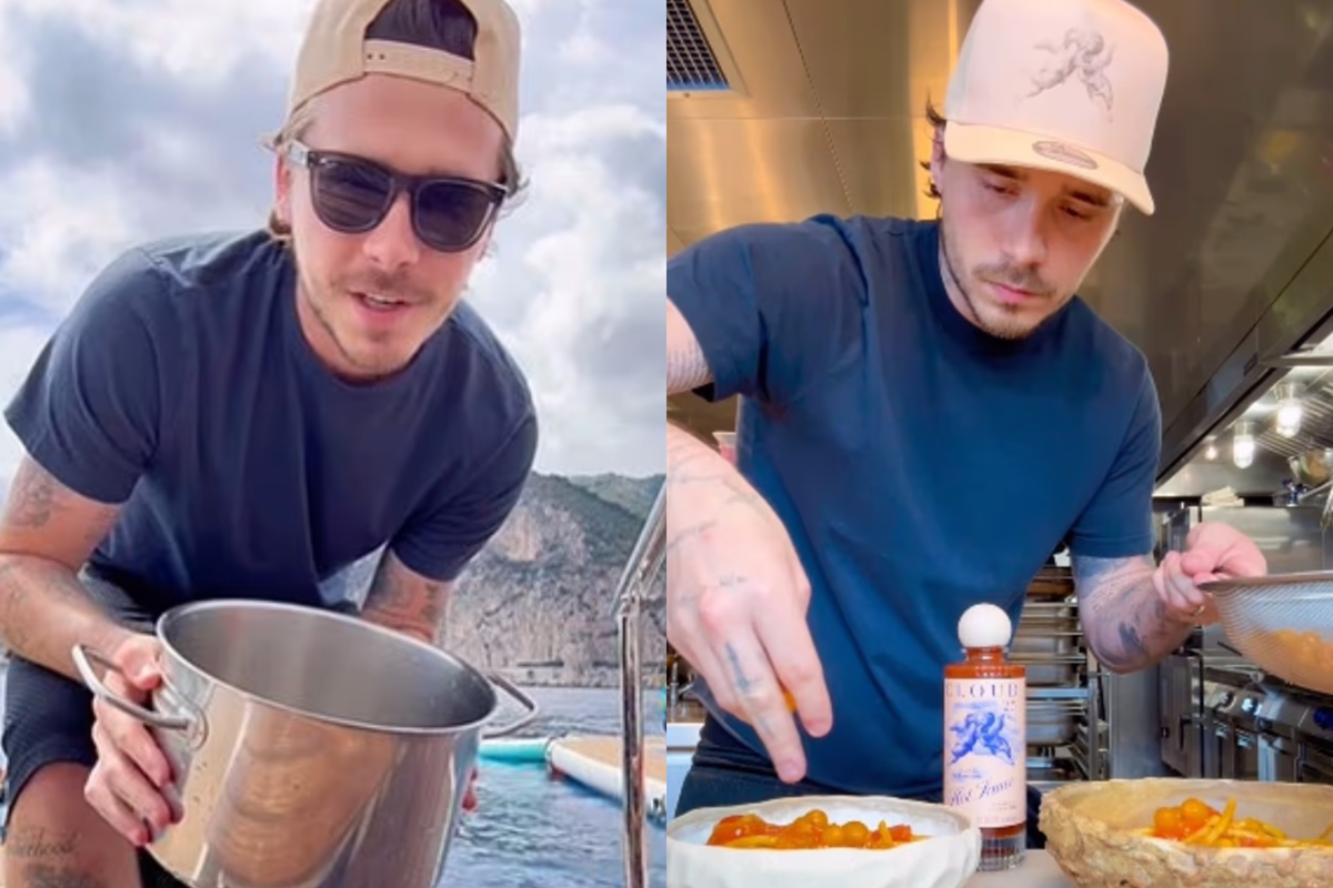 Aspiring chef Brooklyn Beckham horrifies fans by cooking pasta with seawater: ‘Is this ragebait?’