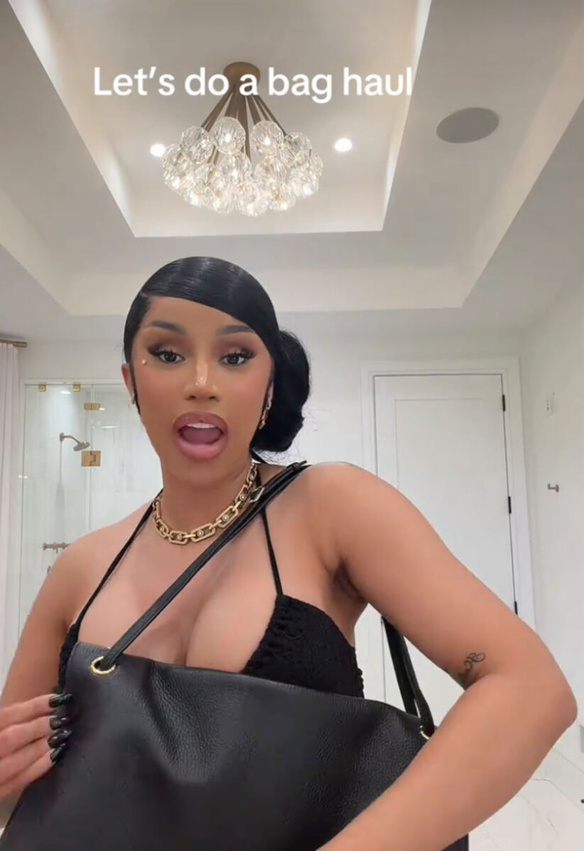 Cardi B shows off more than $187K worth of Chanel, Hermès and Bottega Veneta bags in breathtaking haul