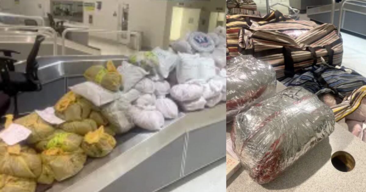 NY men busted at Maryland airport for hauling roughly 850 pounds of khat on flight from London