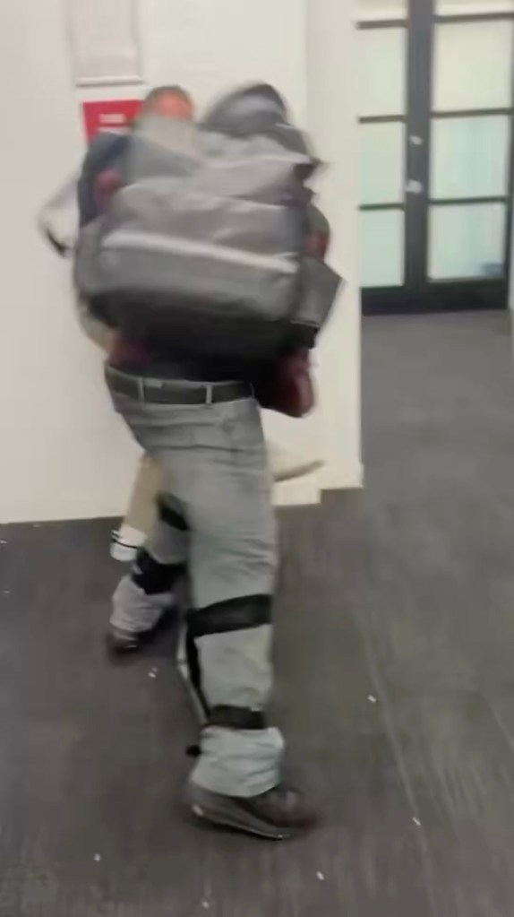 Uber Eats delivery driver attacks Barstool employee in shocking, caught-on-camera brawl at NYC headquarters