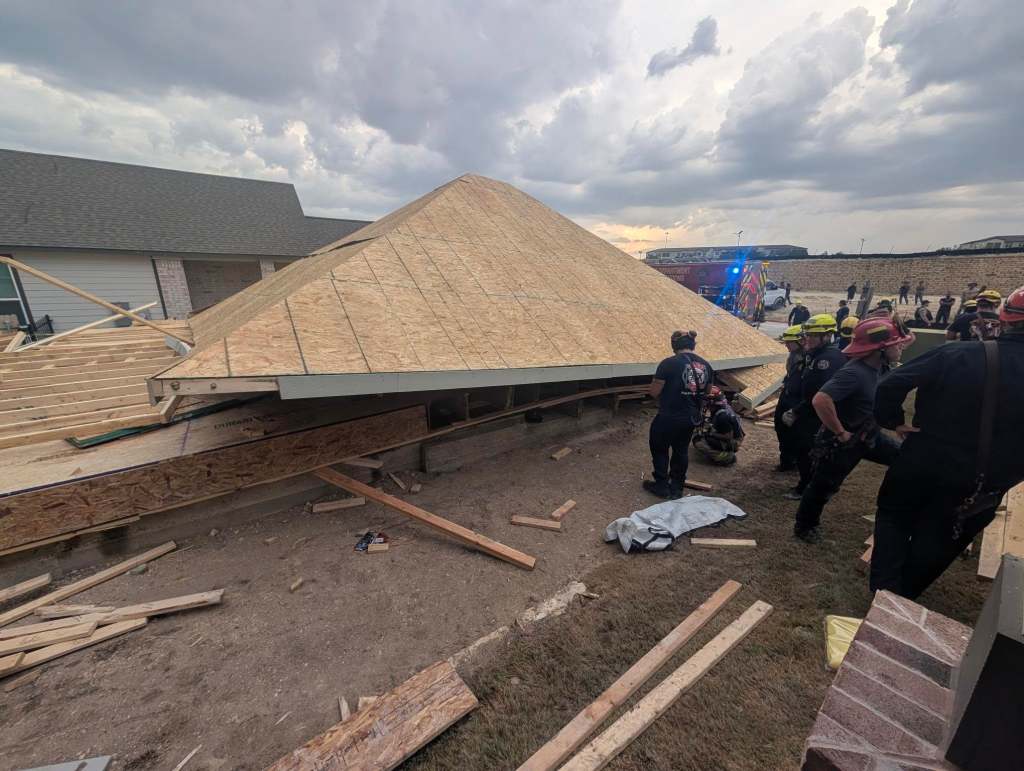 Texas construction worker killed after house collapses due to intense winds