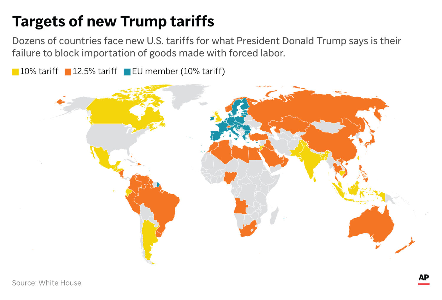 25 states sue over Trump’s new tariffs, calling them ‘pretext’ to replace his old ones