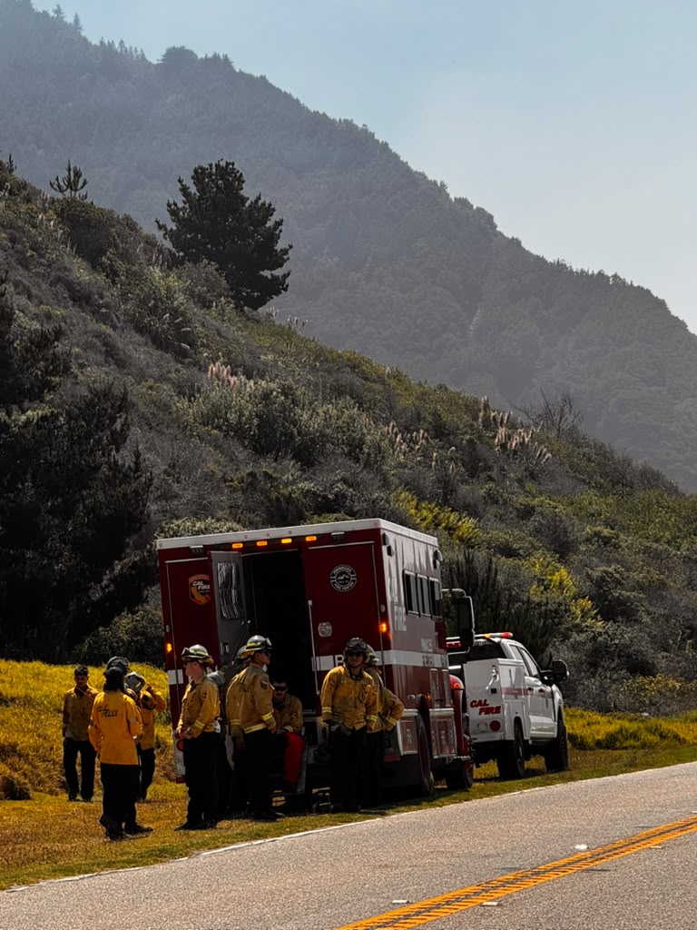 New wildfire explodes near site of massive California blaze as dozens evacuated from their homes