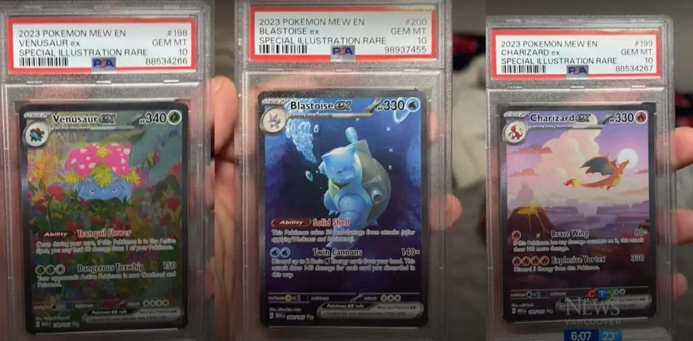 Pokémon collector had cards worth thousands stolen but alleged thieves made one mistake that gave them away