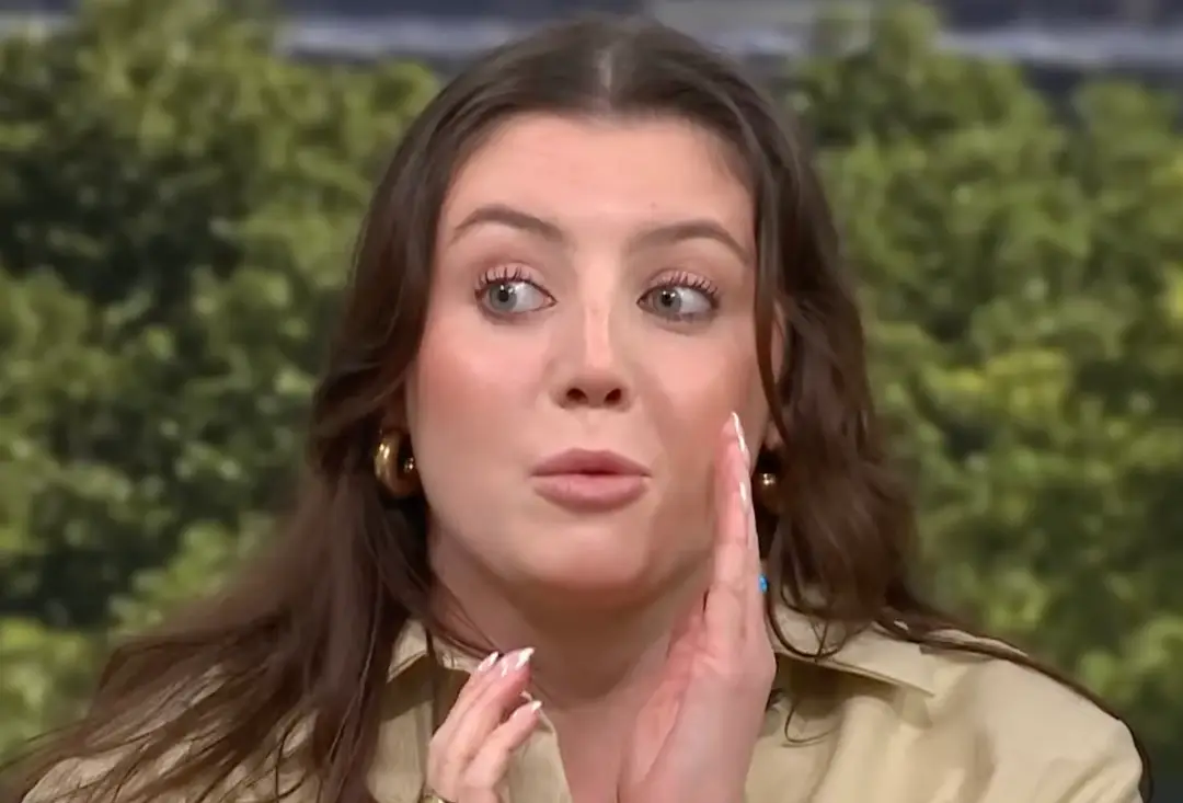Niamh Foster spotted her 'drooped face' until the morning after. (This Morning)