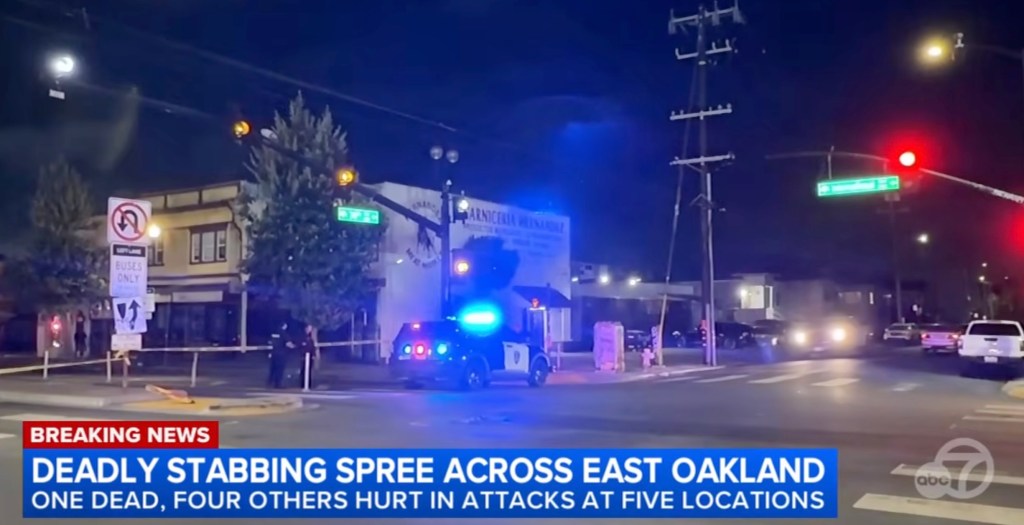 Mass stabbing spree rocks major California city as knifeman goes on 30-minute rampage