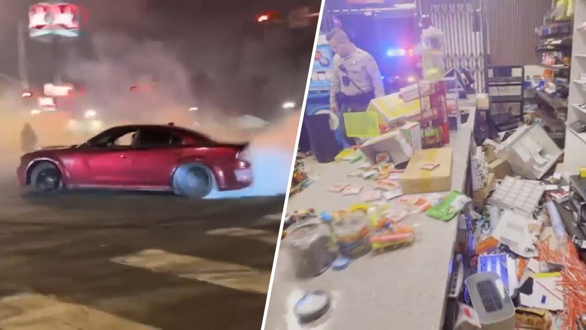 Family-owned store ransacked in barbaric scene during street takeover: ‘everything we’ve worked so hard for’