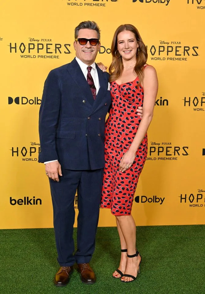 Jon Hamm is expecting first baby with pregnant wife Anna Osceola