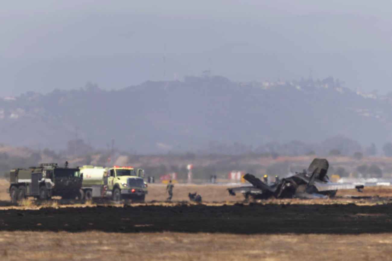 Marine Corps says F-35B stealth fighter crashed in California, pilot ejected