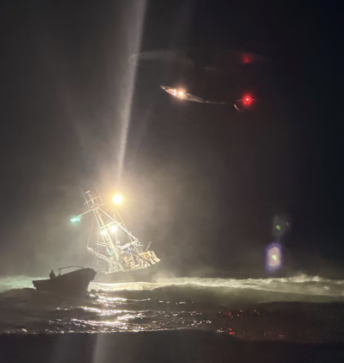 California beach shut down after 58-foot boat runs aground — spilling toxic chemicals