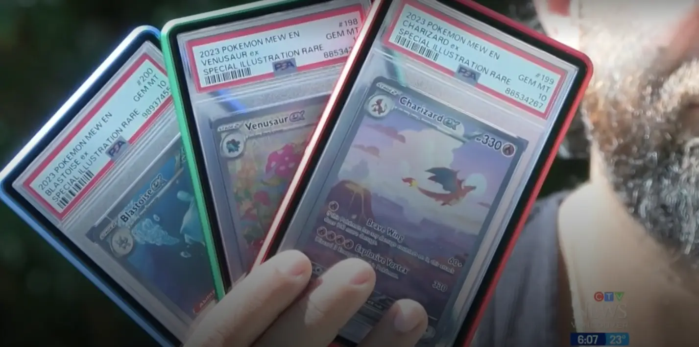 Pokémon collector had cards worth thousands stolen but alleged thieves made one mistake that gave them away