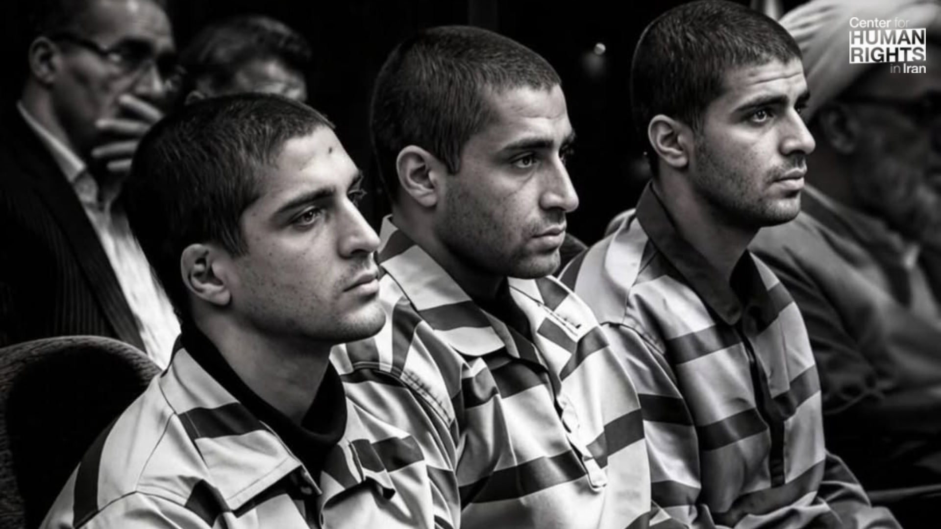 Security forces at Alikhani Square in Isfahan during the execution
