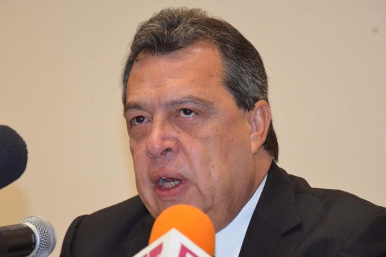 Attorney General Ernestina Godoy announcing the arrest