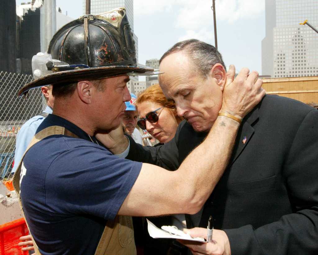 Rudy Giuliani denies hiding information about toxic dust inhaled by millions after 9/11