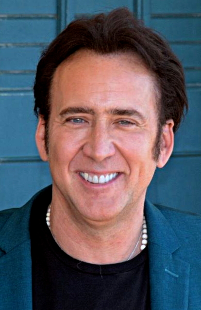 Barely recognizable Nicolas Cage, 62, sports gray beard in rare red carpet appearance with much-younger wife Riko Shibata, 31