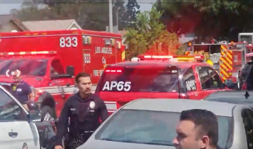 Video shows gunman open fire at South LA senior home