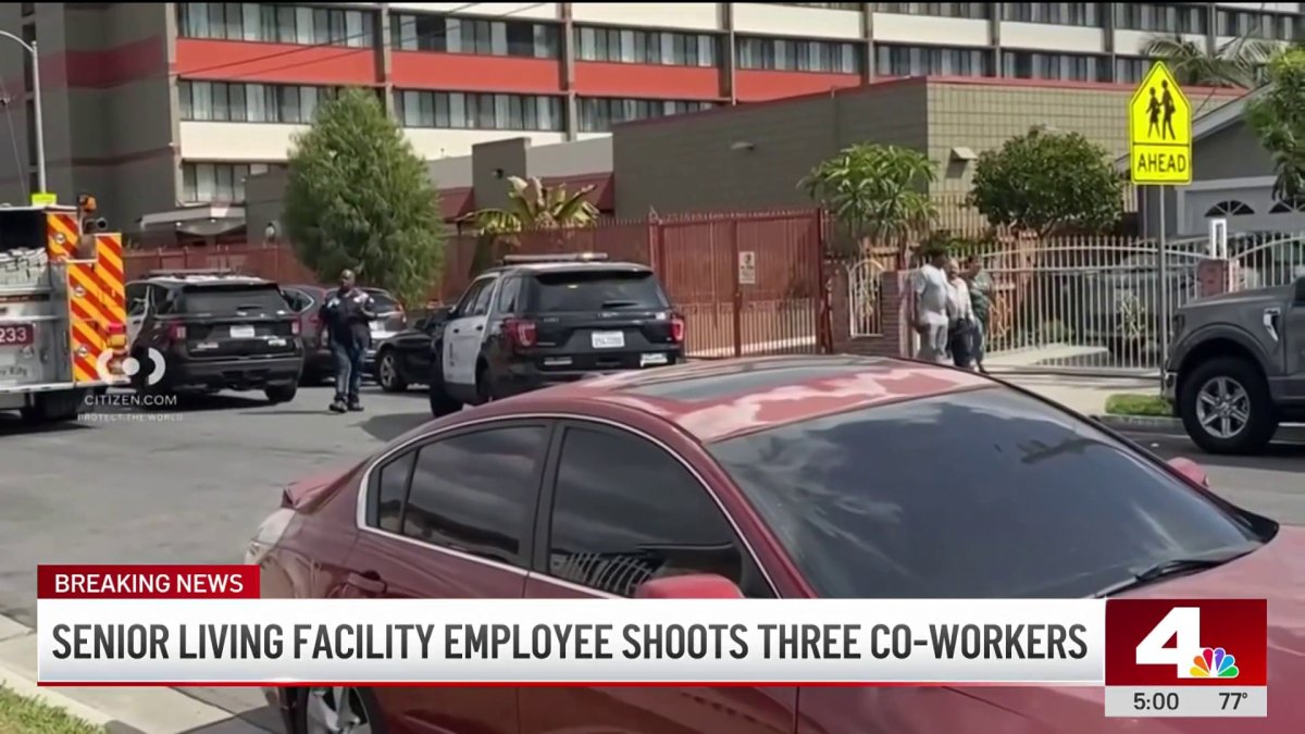 Video shows gunman open fire at South LA senior home