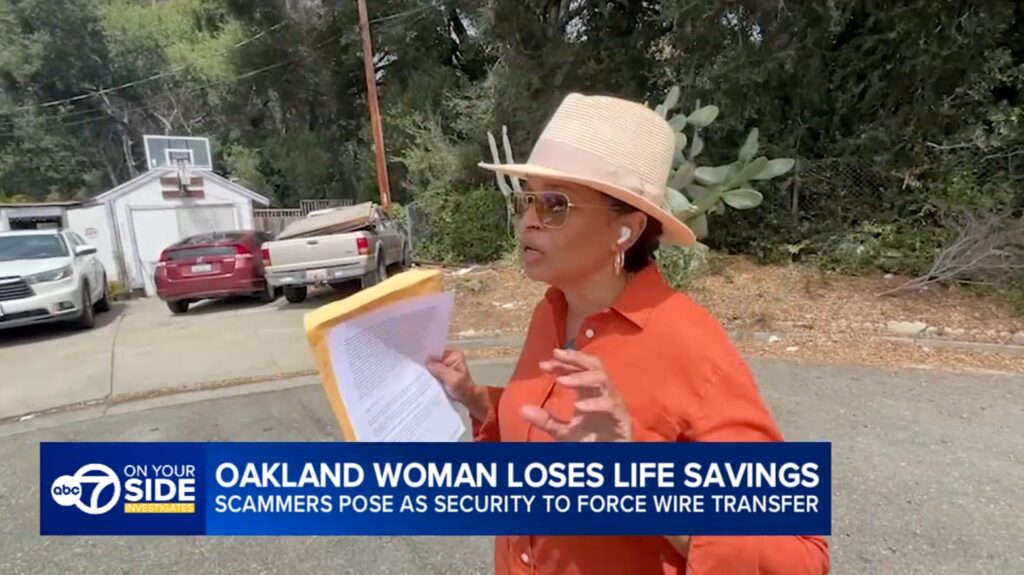 Oakland woman’s entire life savings drained by Charles Schwab impersonator
