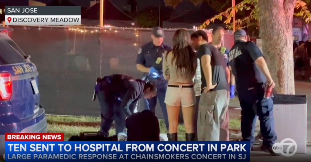 14 fans rushed to the hospital at Chainsmokers’ California concert, second incident in weeks