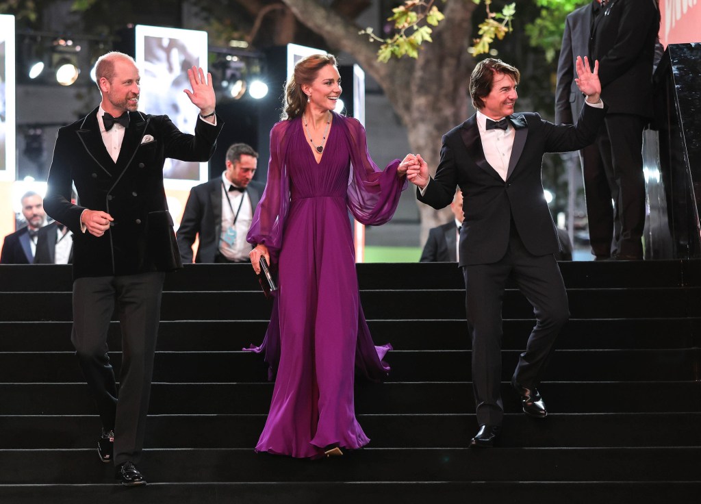 Kate Middleton has a movie-star moment in rarely seen royal jewels at ‘Digger’ premiere