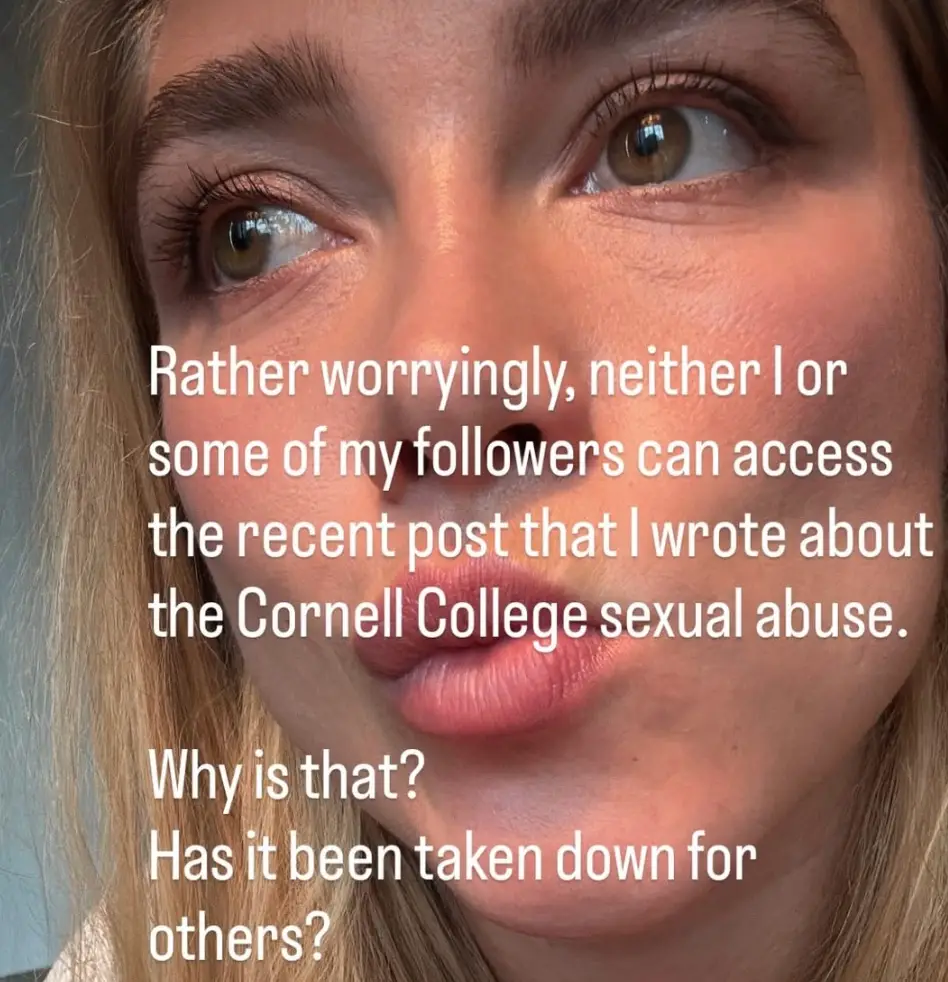 Florence Pugh slams Instagram after post on Cornell sexual assault case is allegedly blocked from 'right people'