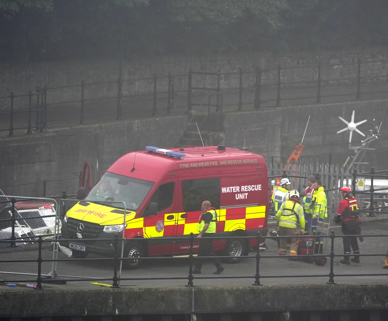 Three teenagers die after car plunges into River Wear as 17-year-old boy arrested