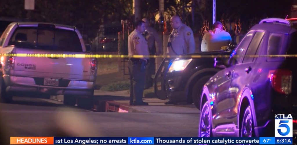 Married couple and their young child found shot to death inside burning LA home