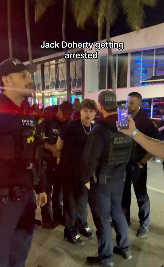 Social media influencer Jack Doherty arrested for domestic violence in Florida
