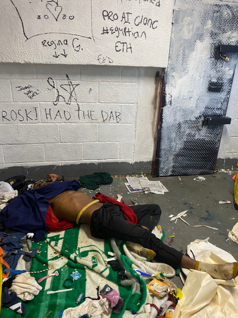NYC tenants beg for help as splashy squatter and band of naked vagrants terrorize housing project