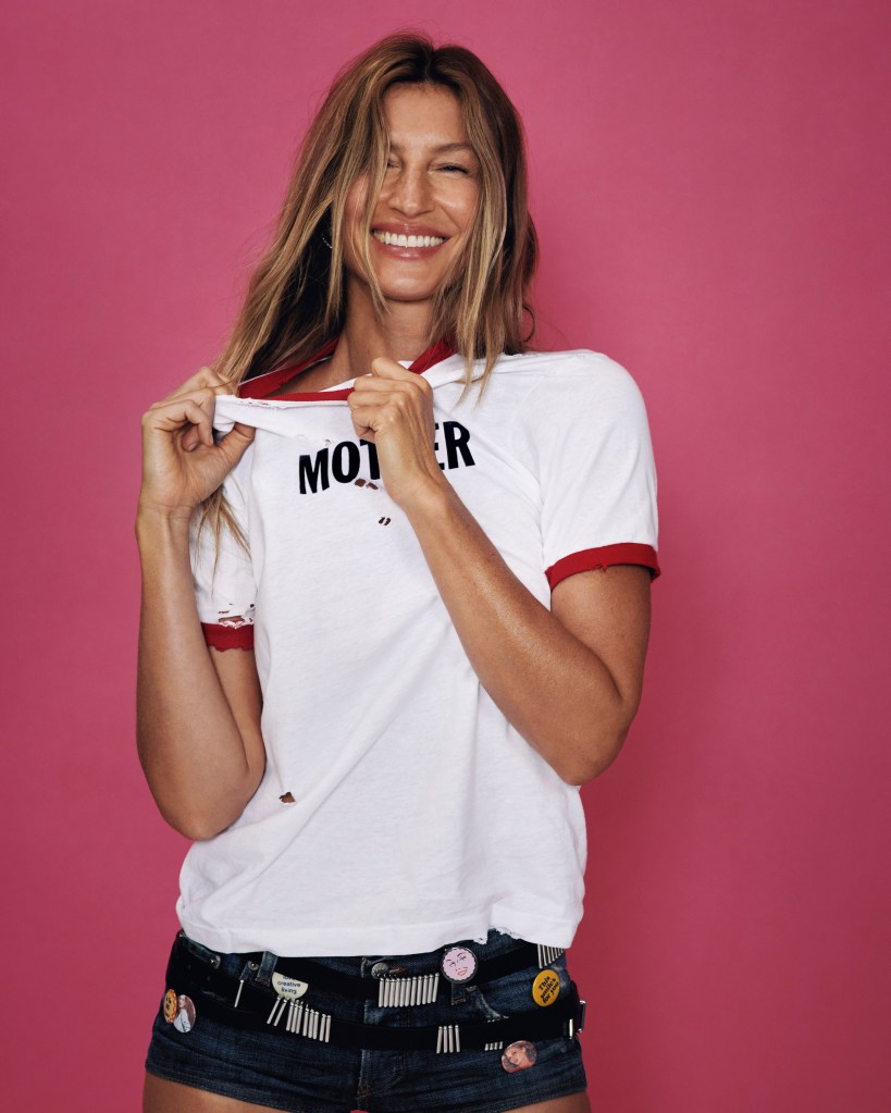 Gisele Bündchen lifts weights in lingerie for i-D’s ‘Mother’ issue