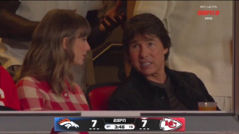 ESPN’s Pat McAfee shares insider details from Taylor Swift and Tom Cruise’s Chiefs suite moment