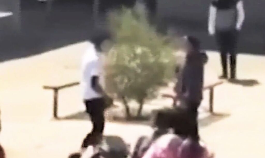 LAUSD high school horror as knife-wielding student attacks another, sending screaming kids fleeing
