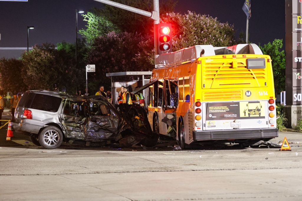 SUV driver in deadly LA Metro bus crash unmasked — as two dead are ID’d