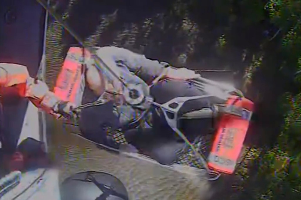 Missing hiker, 70, hoisted to safety ‘alive and alert’ after surviving for week on remote Michigan island