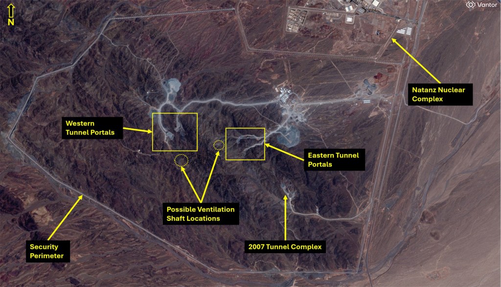 Iran is beefing up its underground Pickaxe Mountain nuclear base — as Trump threatens to strike it