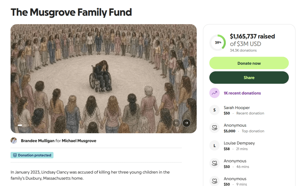 Lindsay Clancy GoFundMe tops $1.1M after mistrial declared — as fundraiser goal goes even higher