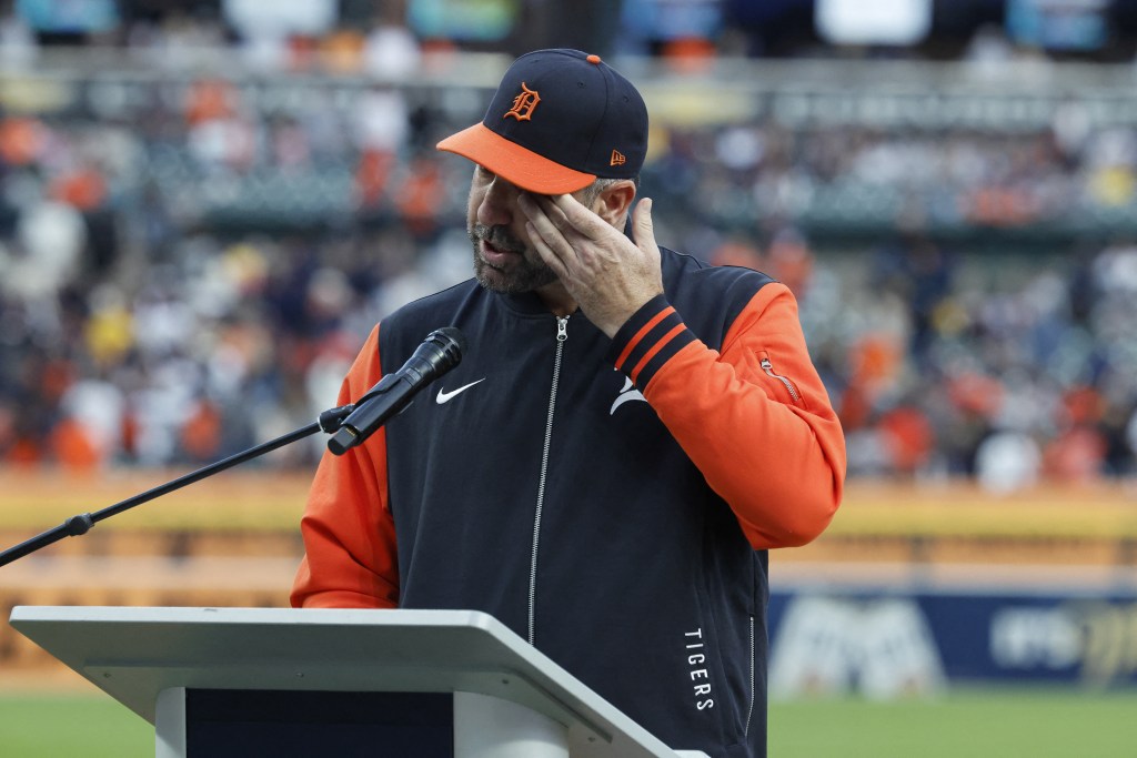 Justin Verlander shares emotional Tigers retirement moment with wife Kate Upton