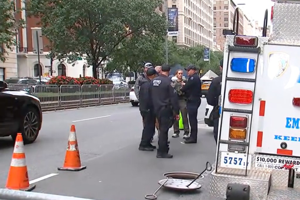 Trio spotted emerging from manhole just steps from NYC hotel where Netanyahu set to stay