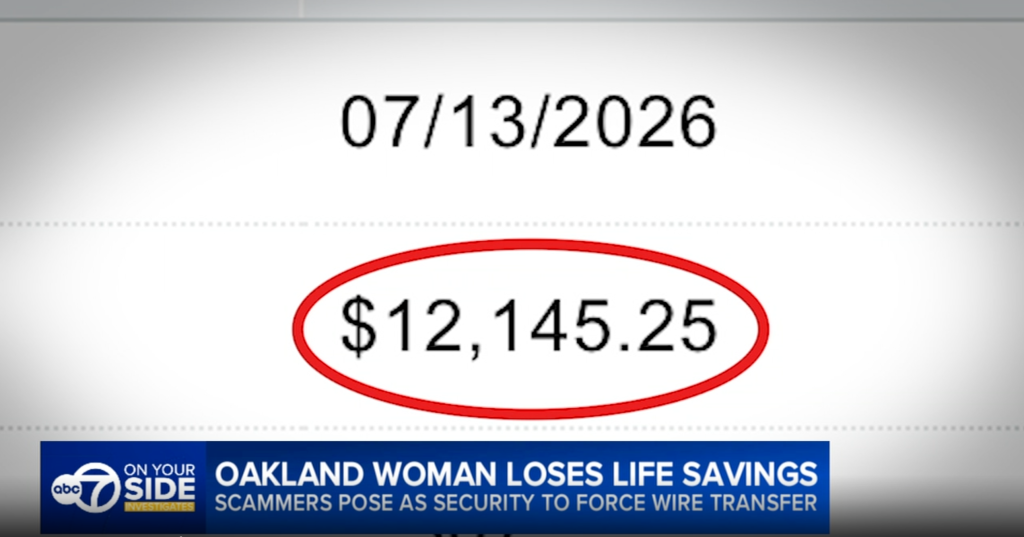 Oakland woman’s entire life savings drained by Charles Schwab impersonator