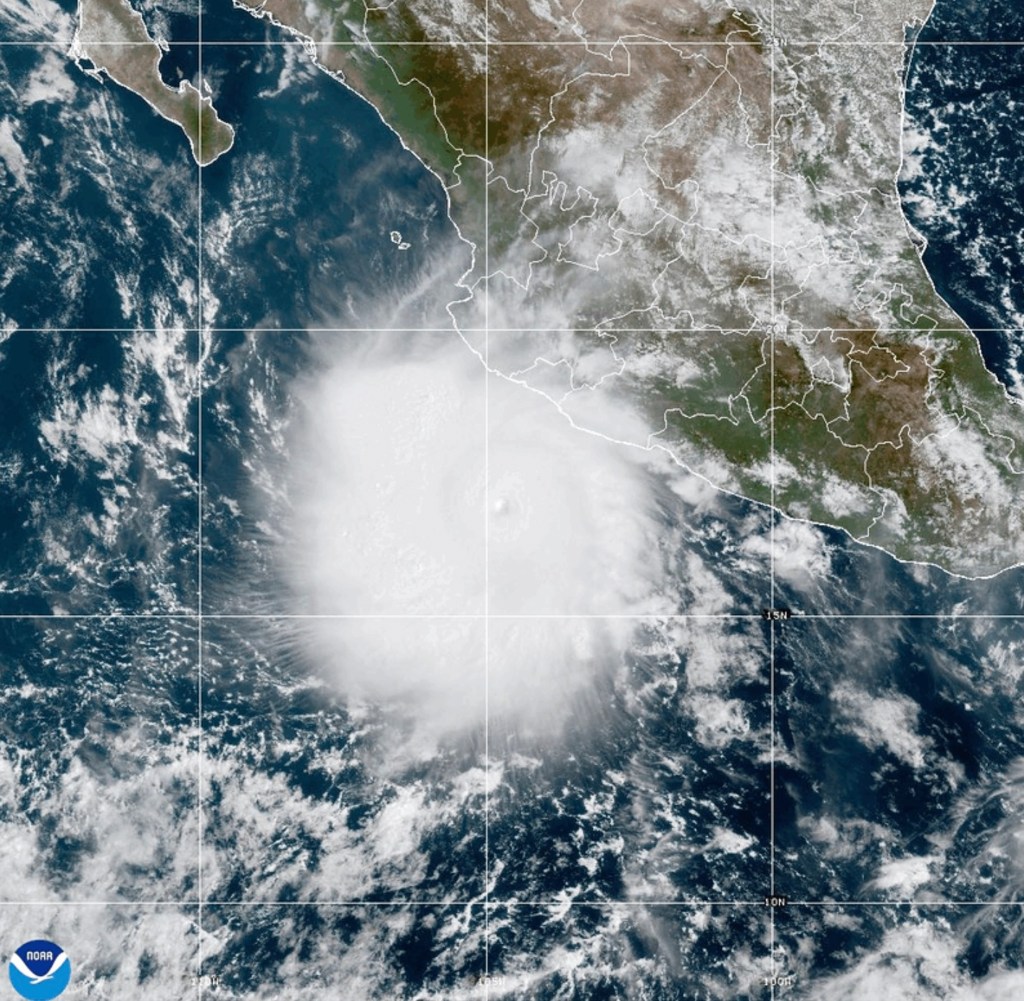 Colossal hurricane smashes Pacific coastline as apocalyptic videos emerge